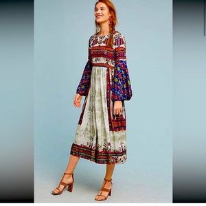 Anthropologie Bhanuni by Joti Sarah Midi Dress